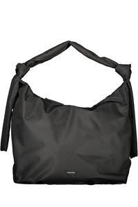Calvin Klein, Beuteltasche Soft Nappa Tote Lg Textile Psp23 in schwarz, Umhängetaschen für Damen
