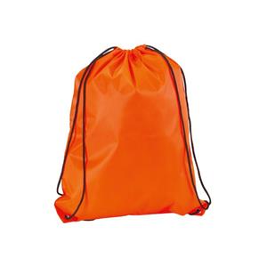 6x stuks neon oranje gymtassen/sporttassen met rijgkoord x cm -
