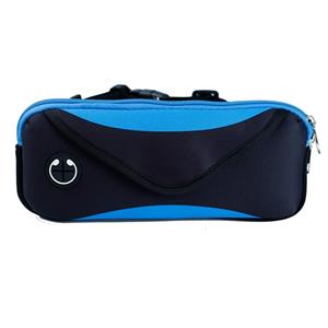 Huismerk Multi-functionele sport waterdichte taille tas voor onder 6 inch scherm telefoon grootte: 22x10cm (zwart blauw)