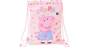 SimbaShop Peppa Pig Junior Gymbag, Having Fun - 34 x 26 cm - Polyester