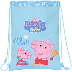 Rucksacktasche Mit Bändern Peppa Pig Baby (26 X 34 X 1 Cm)