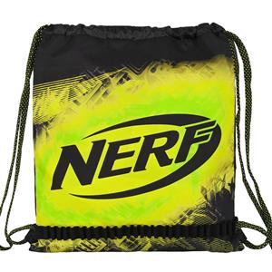 Rucksacktasche Mit Bändern Nerf Neon Schwarz Neongrün (35 X 40 X 1 Cm)