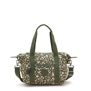 Kipling , Basic Prt Art Mini Schultertasche 39 Cm in mittelgrün, Schultertaschen für Damen