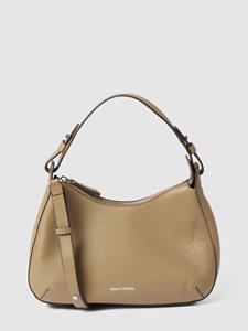 Marc O'Polo, Handtasche Aus Genarbtem Rindsleder in beige, Umhängetaschen für Damen