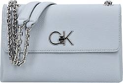 Calvin Klein , Re-Lock Schultertasche 24 Cm in blau, Schultertaschen für Damen