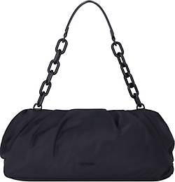 Calvin Klein , Soft Nylon Schultertasche 37 Cm in schwarz, Schultertaschen für Damen