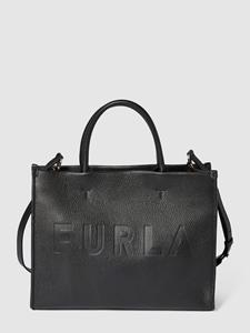 Furla, Handtasche Wonder M Tote St. Eracle Logo in schwarz, Henkeltaschen für Damen
