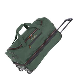 Travelite Basics Wheeled Duffle 55 Expandable dark green Handbagage koffer Trolley