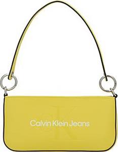 Calvin Klein Jeans , Sculpted Schultertasche 27.5 Cm in gelb, Schultertaschen für Damen