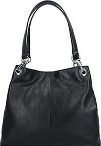 Esprit , Kosma Schultertasche Leder 35 Cm in schwarz, Schultertaschen für Damen
