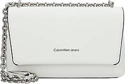 Calvin Klein Jeans, Sculpted Umhängetasche 24.5 Cm in weiß, Umhängetaschen für Damen