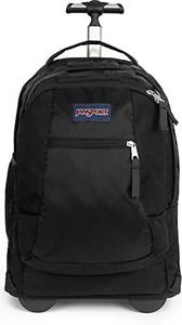 Jansport , Driver 8 2-Rollen Rucksacktrolley 53 Cm Laptopfach in schwarz, Rucksäcke für Damen