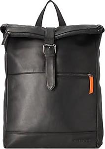 Davidoff , Essentials Rucksack Leder 41 Cm Laptopfach in schwarz, Rucksäcke für Damen