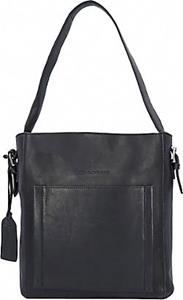Cowboysbag , City Kuna Schultertasche Leder 28 Cm Laptopfach in schwarz, Schultertaschen für Damen