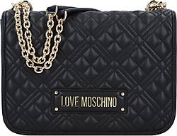 Love Moschino , Quilted Schultertasche 26 Cm in schwarz, Schultertaschen für Damen