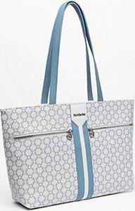 NeroGiardini , Taschen in weiß/blau, Shopper für Damen