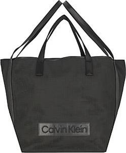 Calvin Klein , Ck Summer Shopper Tasche 60 Cm in schwarz, Shopper für Damen