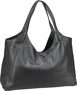 Mandarina Duck , Shopper Mellow Leather Shopper Fzt76 in schwarz, Shopper für Damen