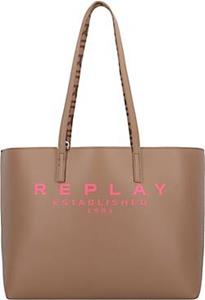 Replay , Shopper Tasche 43 Cm in mittelbraun, Shopper für Damen
