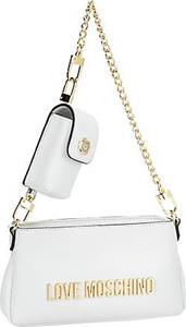 Love Moschino , Schultertasche Lady Killer Crossbody Bag 4327 in weiß, Schultertaschen für Damen