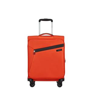 Samsonite Litebeam Spinner 55 tangerine orange Zachte koffer