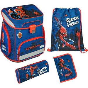 Scooli EasyFit schooltassenset Spider -Man, 5 stuks