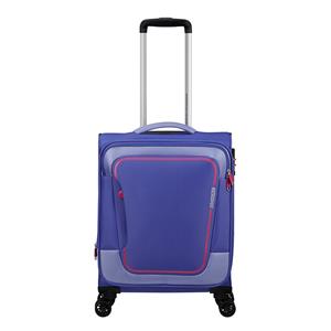 American Tourister Pulsonic Spinner 55 EXP soft lilac Zachte koffer