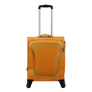 American Tourister Pulsonic Spinner 55 EXP sunset yellow Zachte koffer