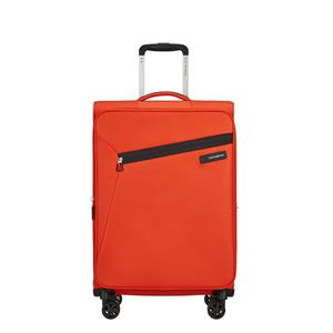 Samsonite Litebeam Spinner 66 EXP tangerine orange Zachte koffer
