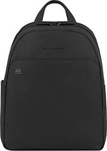 Piquadro , Black Square Rucksack Leder 36 Cm Laptopfach in schwarz, Rucksäcke für Damen