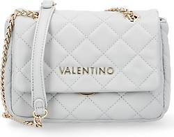 Valentino , Schultertasche Ocarina Satchel in hellgrau, Schultertaschen für Damen