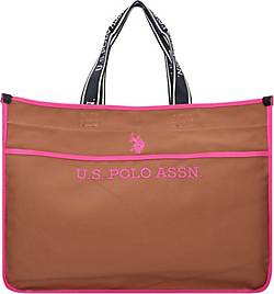 U.S. POLO ASSN. , Halifax Shopper Tasche L 48 Cm in mittelbraun, Shopper für Damen