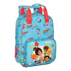 Schulrucksack Cleo & Cuquin Good Night Blau (20 X 28 X 8 Cm)