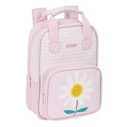 Safta Kleinkind-Kinderrucksack mit Henkeln Flower rosa