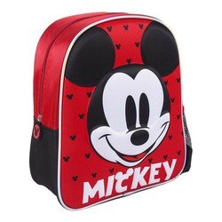 Schulrucksack 3d Mickey Mouse Rot (25 X 31 X 10 Cm)