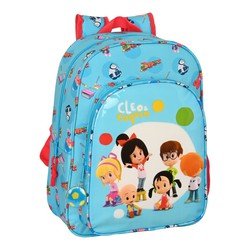 Schulrucksack Cleo & Cuquin Good Night Blau (26 X 34 X 11 Cm)