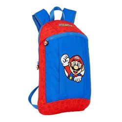 safta Mini-Freizeitrucksack Mini Super Mario blau/rot Junge