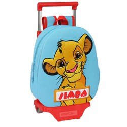 Safta 3D Rucksack-Trolley Disney König der Löwen Simba blau-kombi