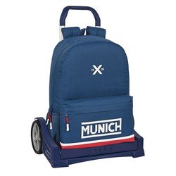 Schulrucksack Mit Rädern Munich Soon Blau (30 X 46 X 14 Cm)