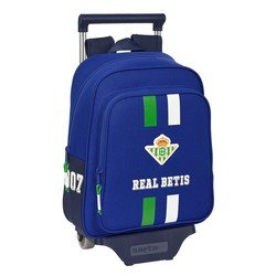 Schulrucksack Mit Rädern Real Betis Balompié Blau (28 X 34 X 10 Cm)