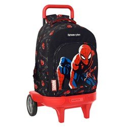 Marvel Schoolrugzak met Wielen Spiderman Hero Zwart 33 X 45 X 22 cm