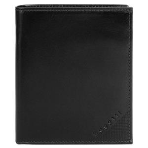 bugatti, Geldbörse Nobile Vertical Wallet With Flap in schwarz, Geldbörsen für Herren