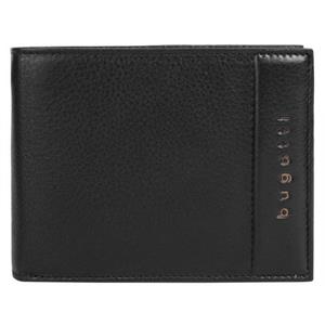 bugatti, Geldbörse Nome Horizontal Wallet With Flap Iii in schwarz, Geldbörsen für Herren