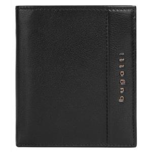 bugatti, Geldbörse Nome Vertical Wallet With Flap Ii in schwarz, Geldbörsen für Herren