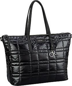 Calvin Klein , Shopper Ck Must Nylon Quilt Shopper Fa22 in schwarz, Shopper für Damen
