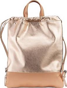 Dudubags , City Rucksack Leder 42 Cm in roségold, Rucksäcke für Damen