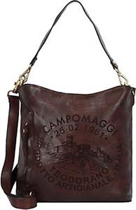 Campomaggi , Tramontana Schultertasche Leder 31 Cm in dunkelbraun, Schultertaschen für Damen