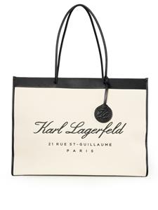 Karl Lagerfeld , Shopper Hotel Karl Ew Tote in beige, Shopper für Damen