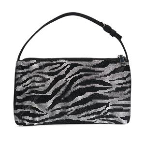 Sacha Strass-Handtasche mit Zebramuster