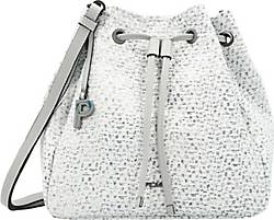 Picard , Beuteltasche Safi in silber, Schultertaschen für Damen